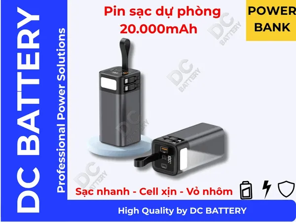 Pin sạc dự phòng 20000 mAh